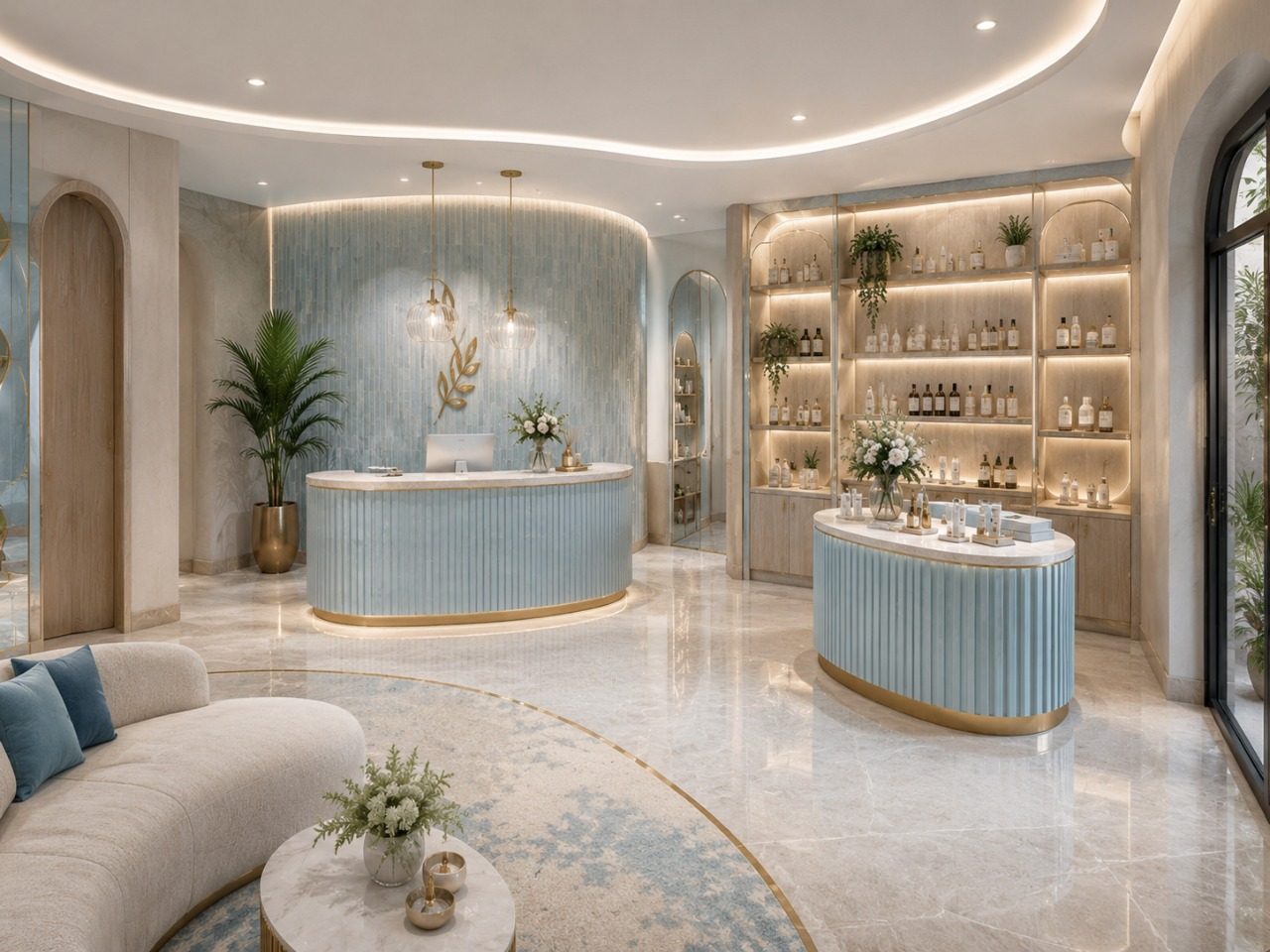 Spa, gimnasio y zonas de descanso